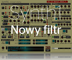 Synth1 - nowy filtr - okładka